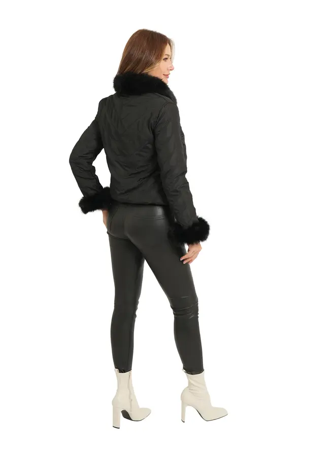 Love Token- Ginger Reversible Jacket- Black