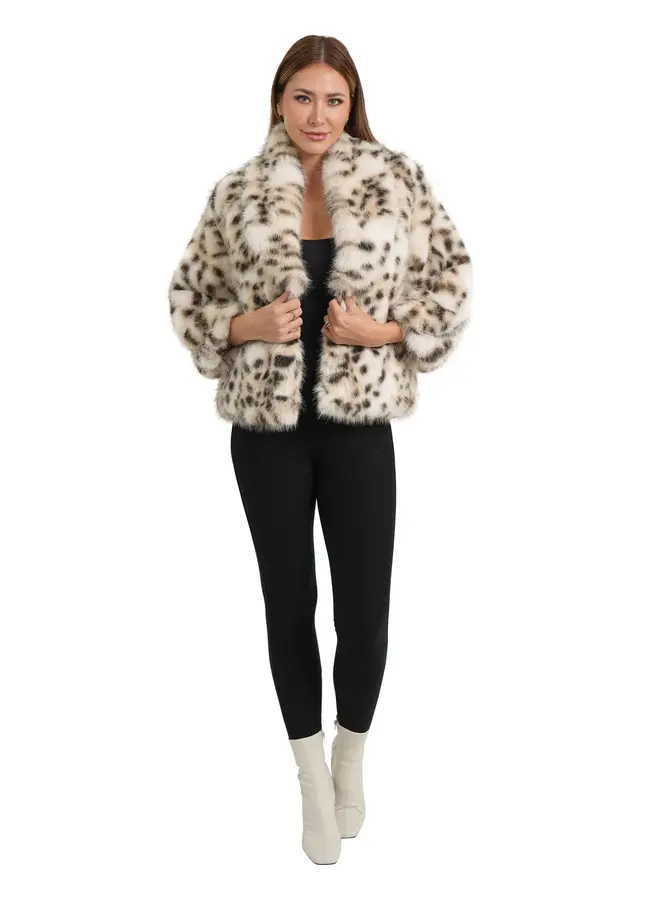 Love Token- Aspen Jacket- Snow Leopard