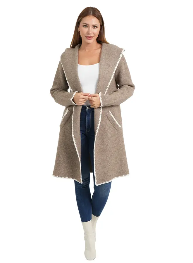 Love Token- Dale Cardigan- Beige