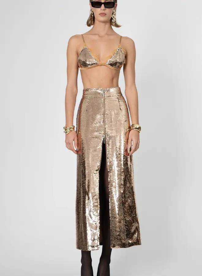 Nonchalant- Margaux Skirt- Gold
