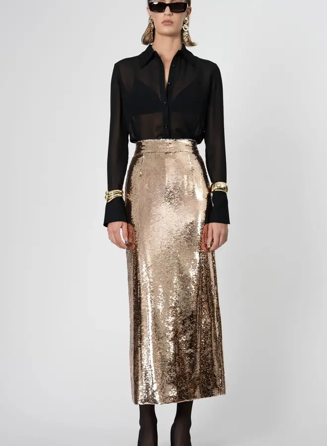 Nonchalant- Margaux Skirt- Gold