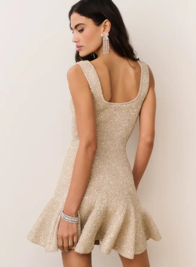 Love Shack Fancy- Sarajane Dress- Honey Gold