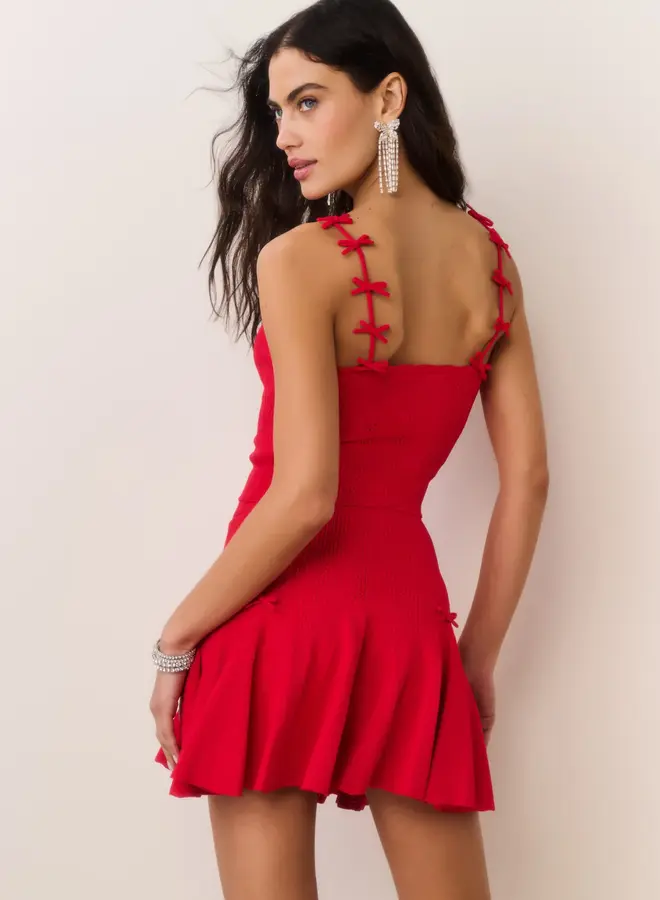 Love Shack Fancy- Garrett Top- Candy Apple