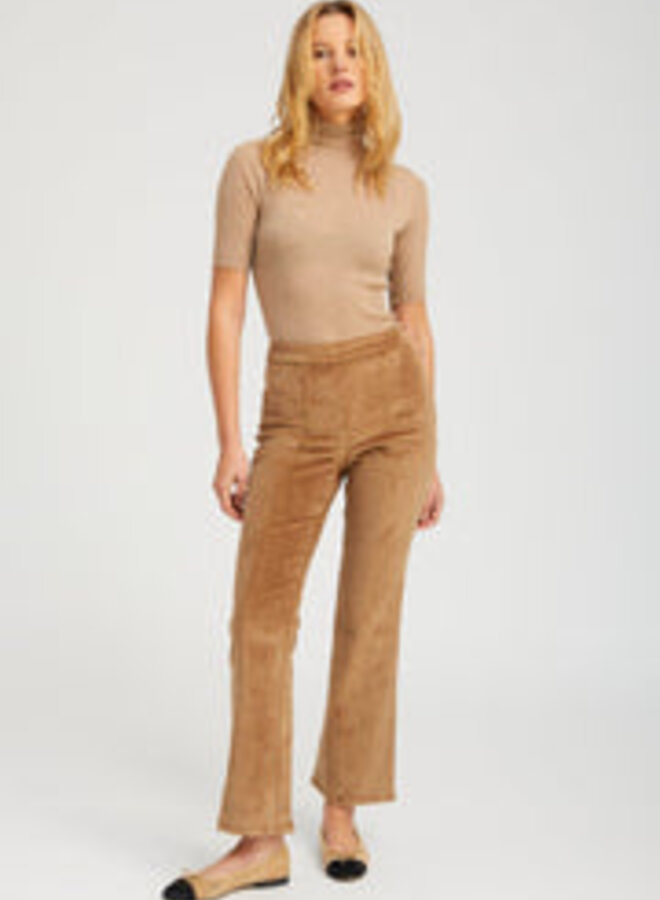 SPRWMN- Ankle Flare w/ Princess Seam- Sepia