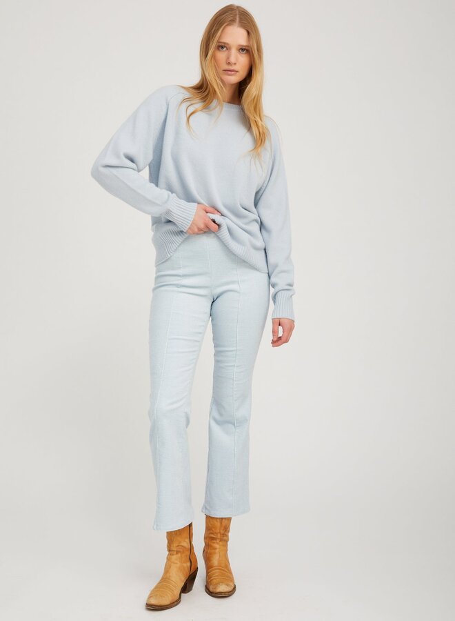 SPRWMN- Ankle Flare w/ Princess Seam- Baby Blue