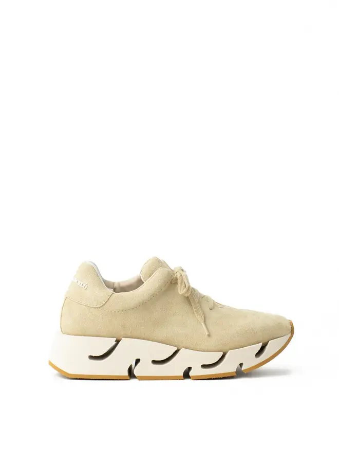 Paloma Barcelo- Pia Suede Sand Sole- Latte