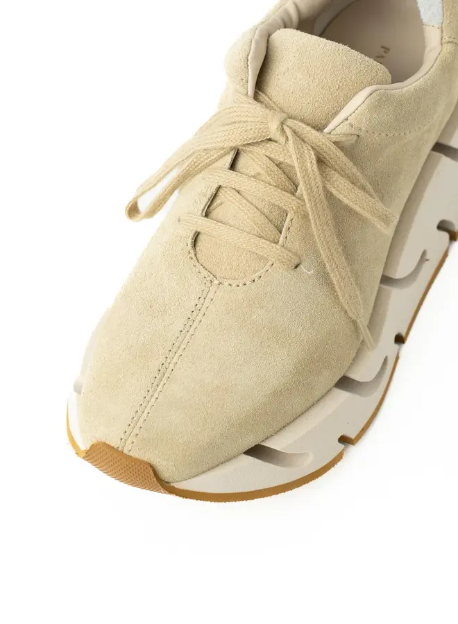 Paloma Barcelo- Pia Suede Sand Sole- Latte