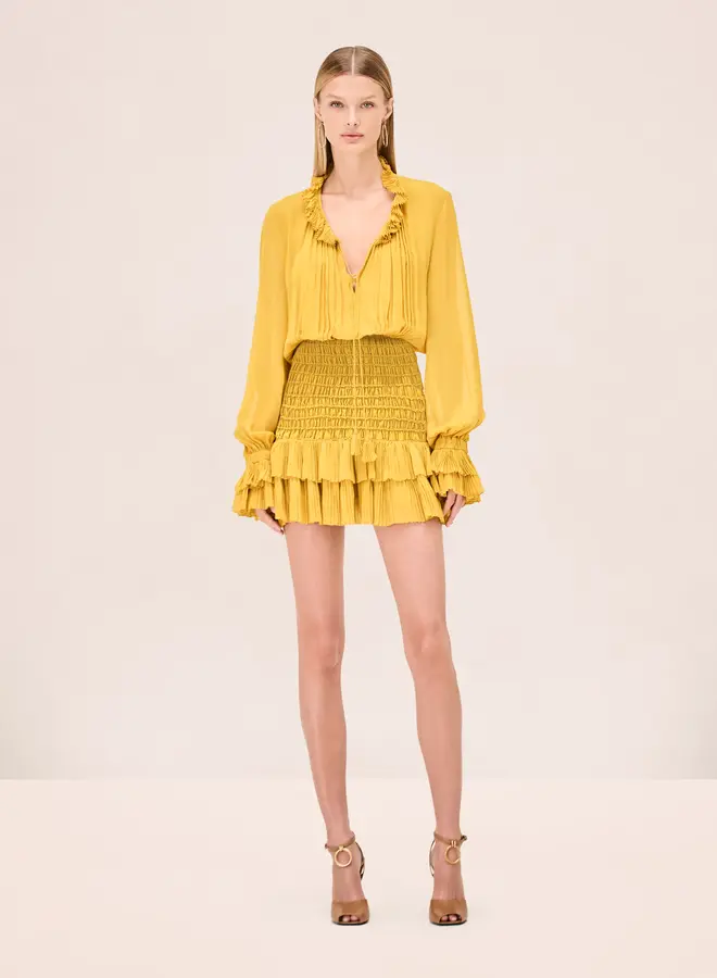 Alexis- Sicily Dress- Saffron