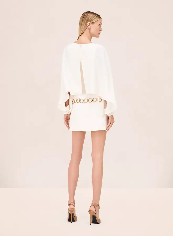 Alexis- Kellis Dress w/ belt- Ivory