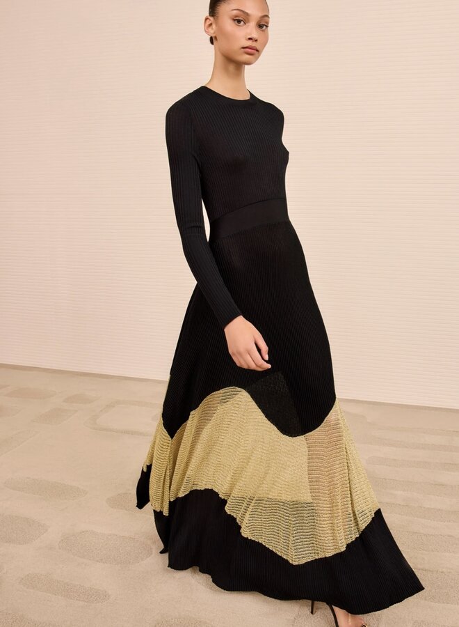 Ulla Johnson- Roanne Long Dress- Gold Noir