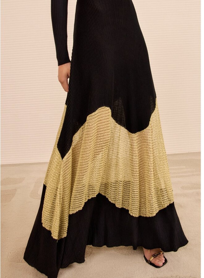 Ulla Johnson- Roanne Long Dress- Gold Noir