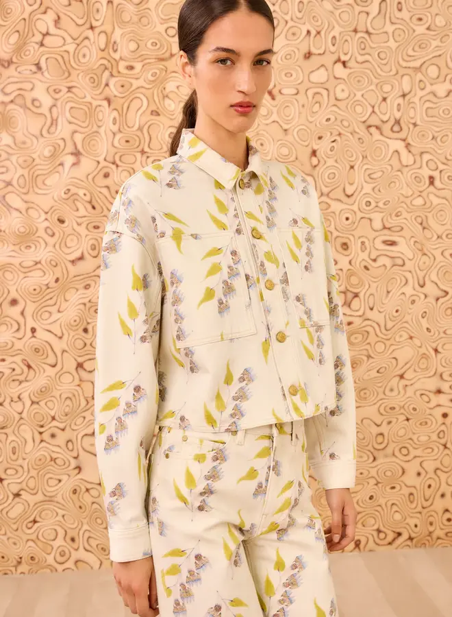 Ulla Johnson- The Bobbi Cropped Jacket- Infinite Flower