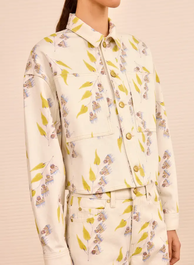 Ulla Johnson- The Bobbi Cropped Jacket- Infinite Flower