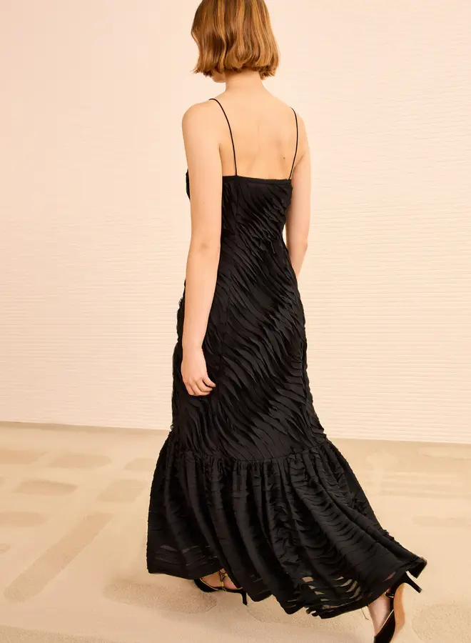 Ulla Johnson- Augustina Cami Long Trumpet Dress- Noir