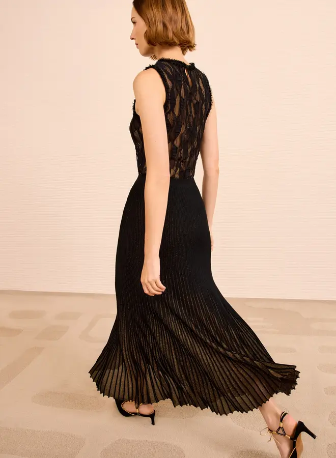 Ulla Johnson- Vera Midi Skirt- Noir