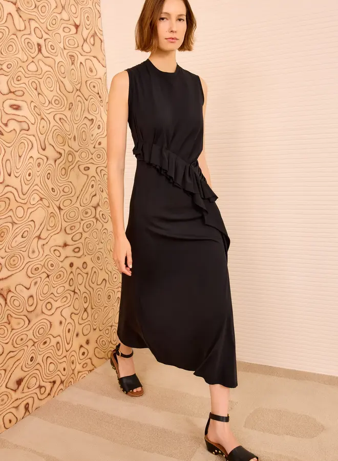 Ulla Johnson- Jeune Sleeveless Dress- Noir