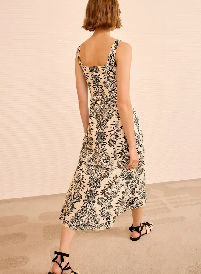 Ulla Johnson- Natali Tank A line dress- Ivory Flora