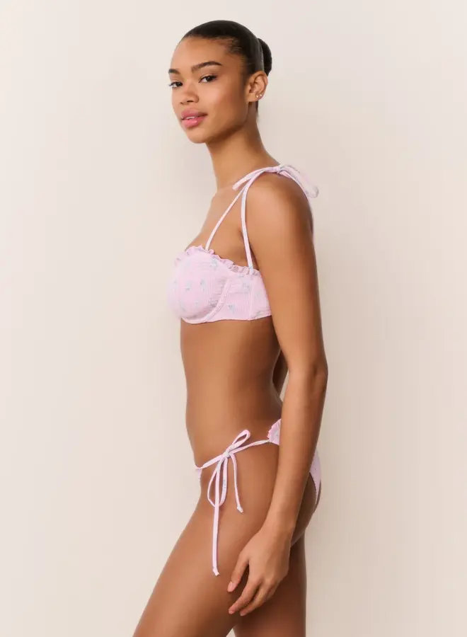 Love Shack Fancy- Quinley Bikini- Lilac Ice
