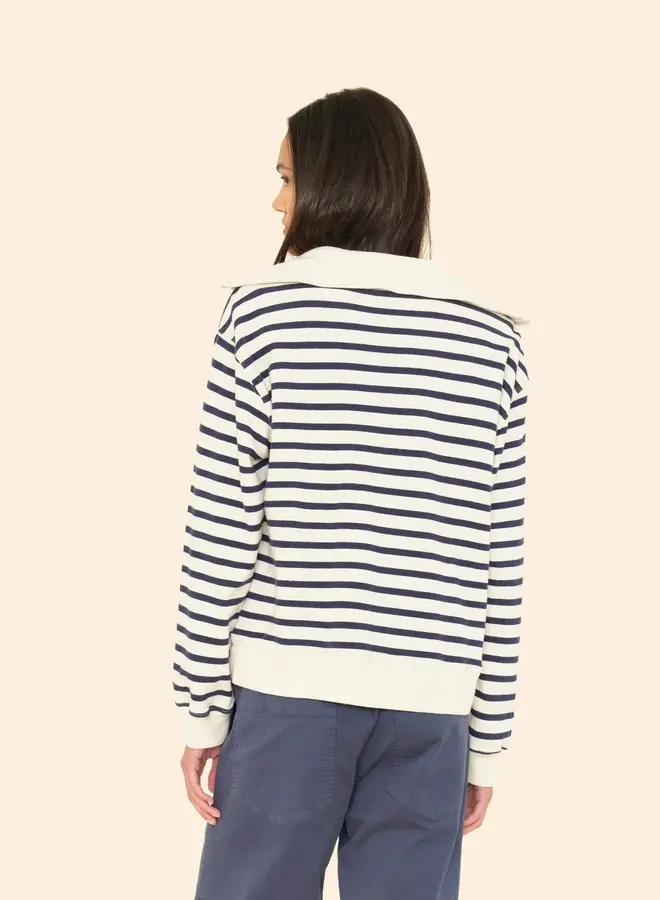 Xirena- Kat Sweatshirt- Natural Stripe