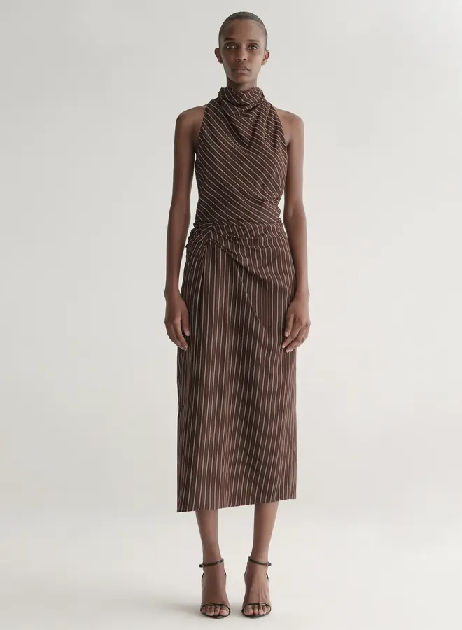 A.L.C.- Jean Skirt- Ganache Stripe