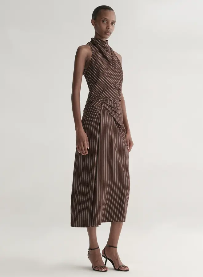 A.L.C.- Jean Skirt- Ganache Stripe