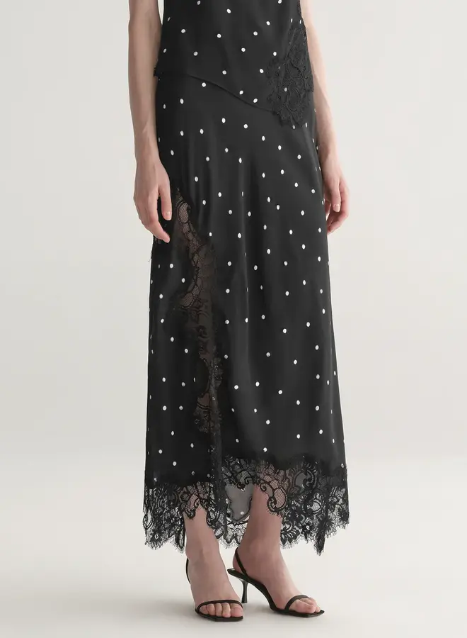 A.L.C.- Olivia Skirt- Black/Cream