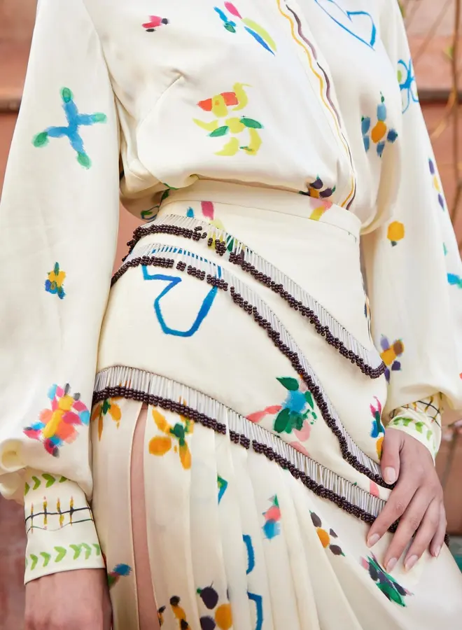 Alemais- SIDI EMBELLISHED SKIRT