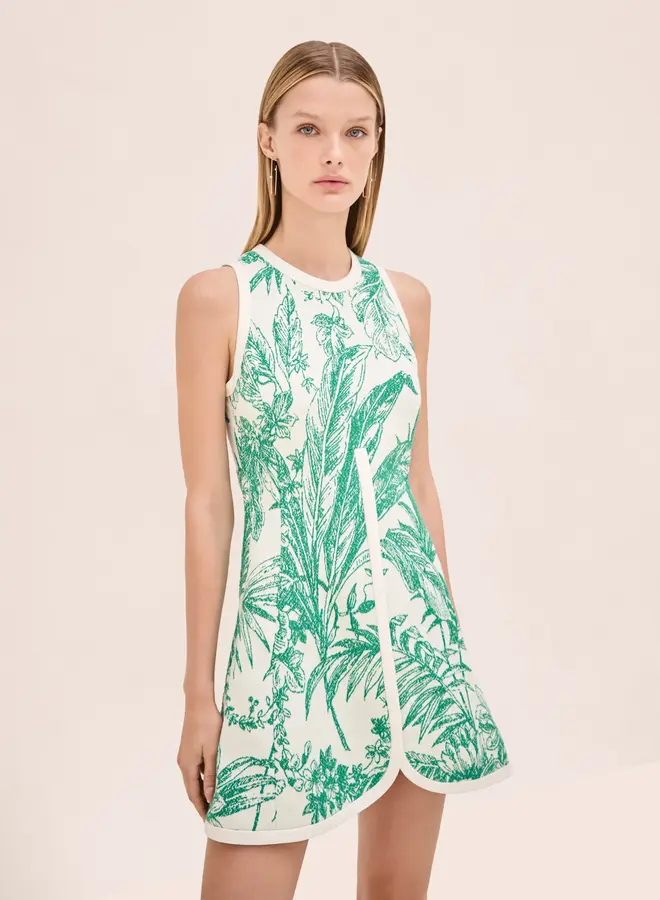 Alexis- Helina Dress- Verde Palm
