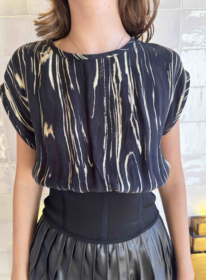 YIGAL AZROUEL- Cleo Top- Print