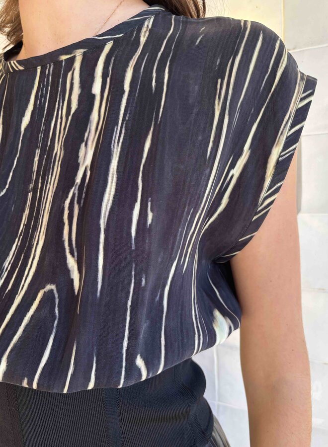 YIGAL AZROUEL- Cleo Top- Print