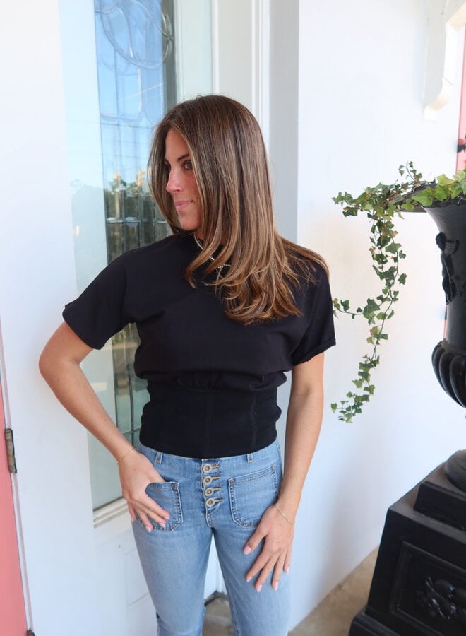 YIGAL AZROUEL- Soho Tee- Black