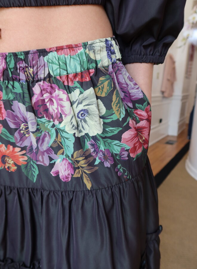 Sea New York- VIKTORIA PRINT MIDI SKIRT- Multi