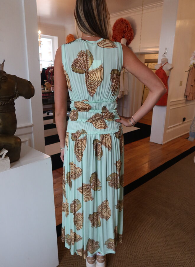 Ulla Johnson- Kamaria Waist Dress- Water Blossoms