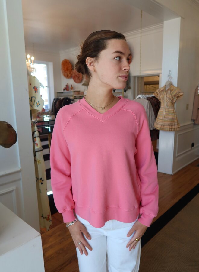 Xirena- Brit Sweatshirt- Pink Bloom