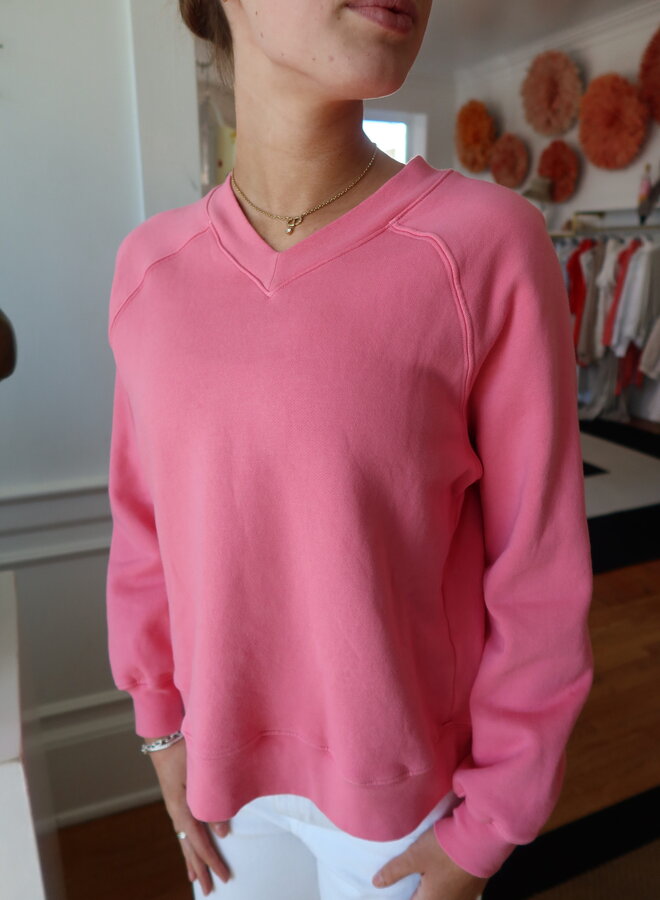 Xirena- Brit Sweatshirt- Pink Bloom