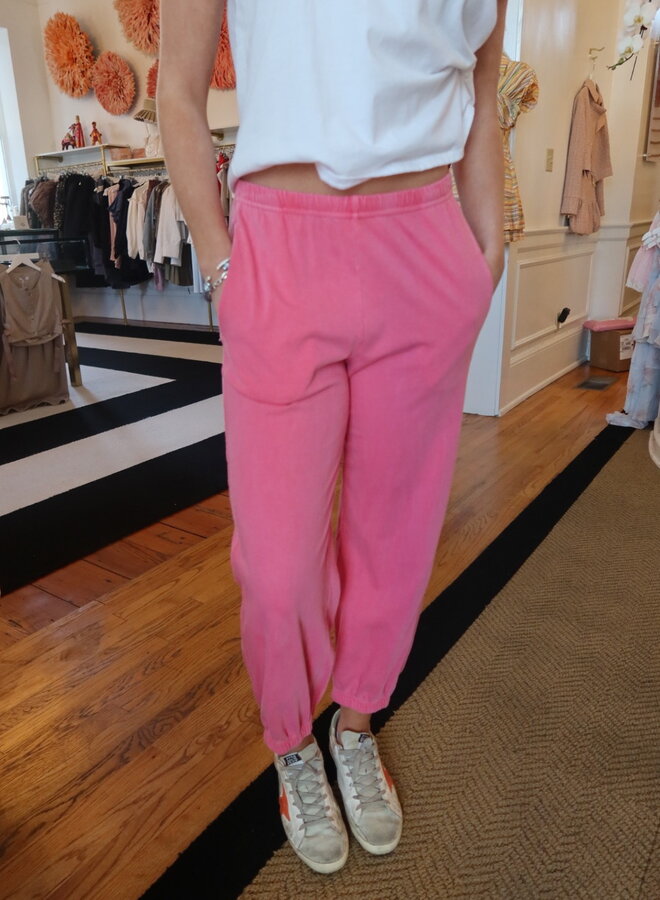 Xirena- Crispin Sweatpant- Vintage Pink Bloom