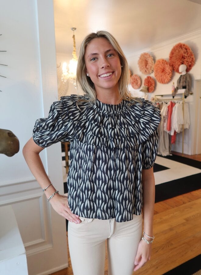 Ulla Johnson- Mira Top- Graphite