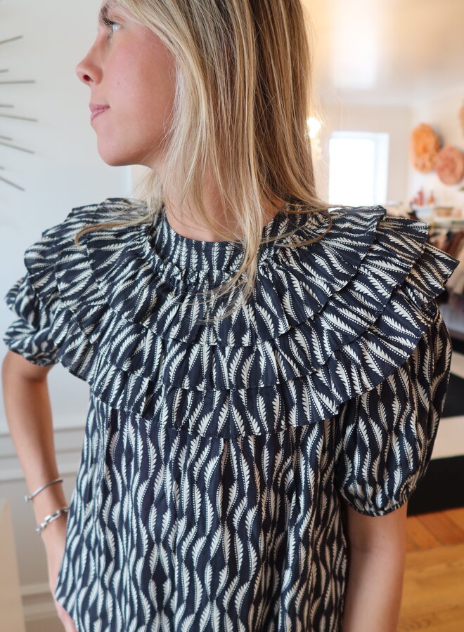 Ulla Johnson- Mira Top- Graphite