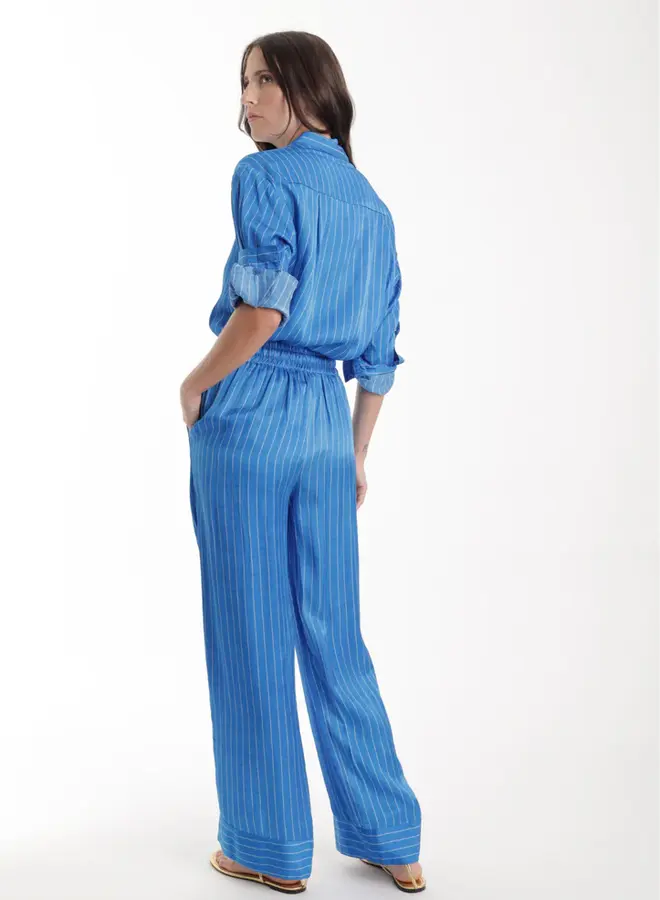 Karina Grimaldi- Kaia Shirt- Royal Stripe
