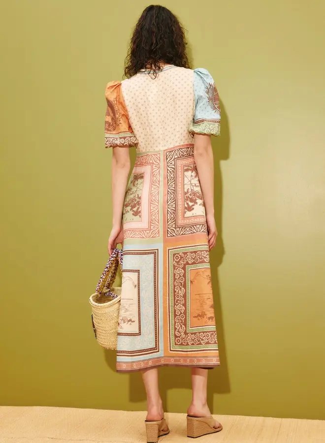 Alemais- ALBERTA MIDI DRESS