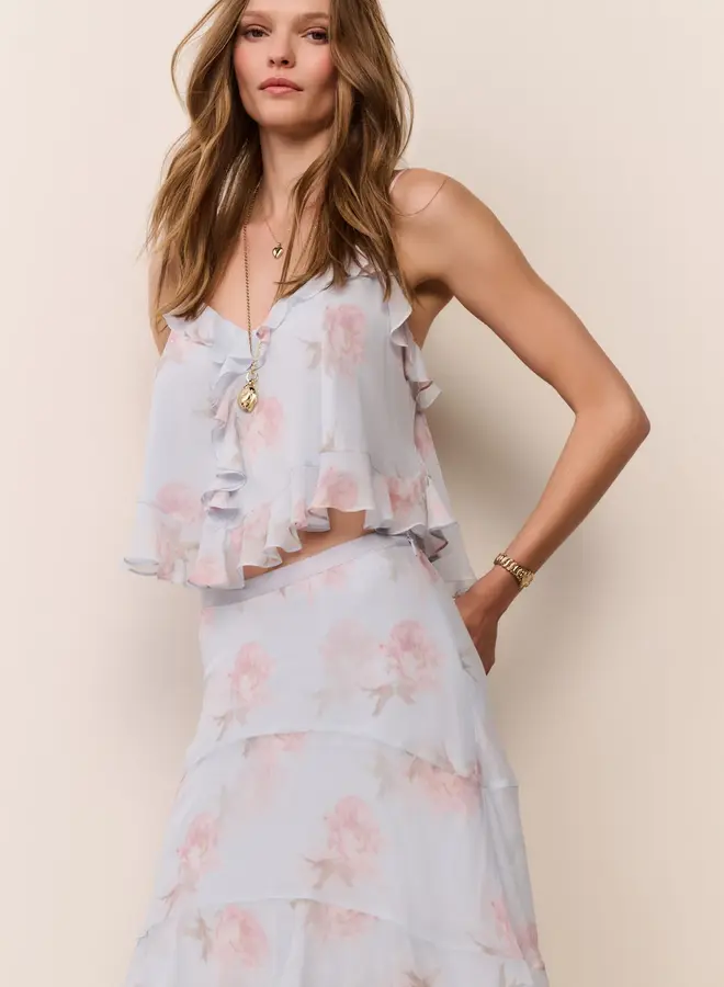 Love Shack Fancy- Tal Tank- Blue Roan