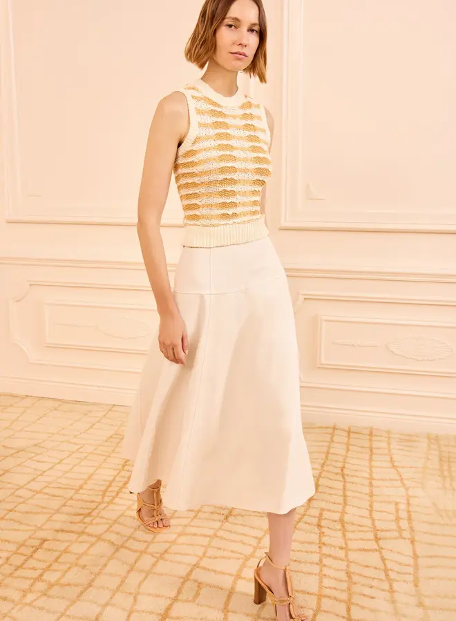 Ulla Johnson- Patrizia Sleeveless Knit Top- Beach