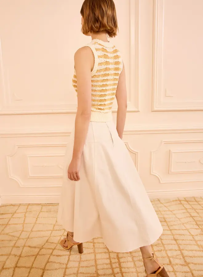 Ulla Johnson- Patrizia Sleeveless Knit Top- Beach