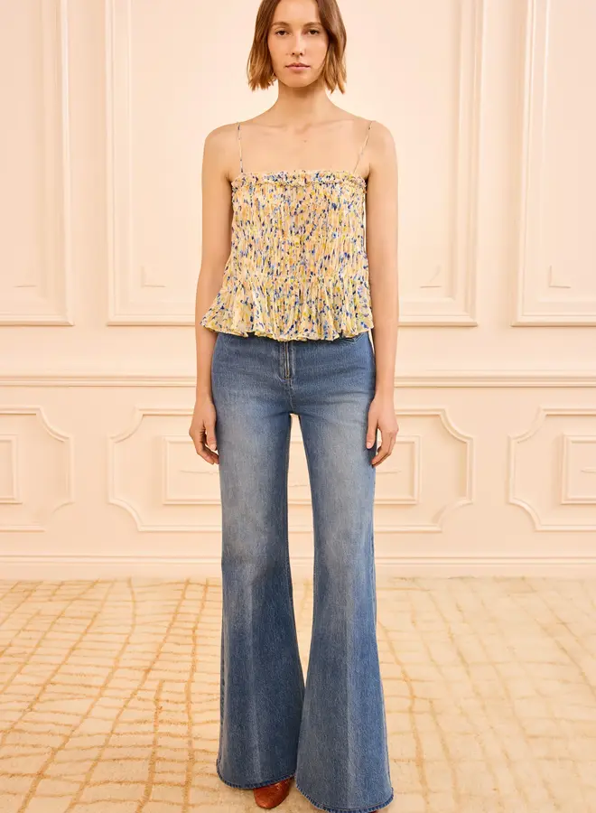 Ulla Johnson- Florian Silk Tank- Daffodil