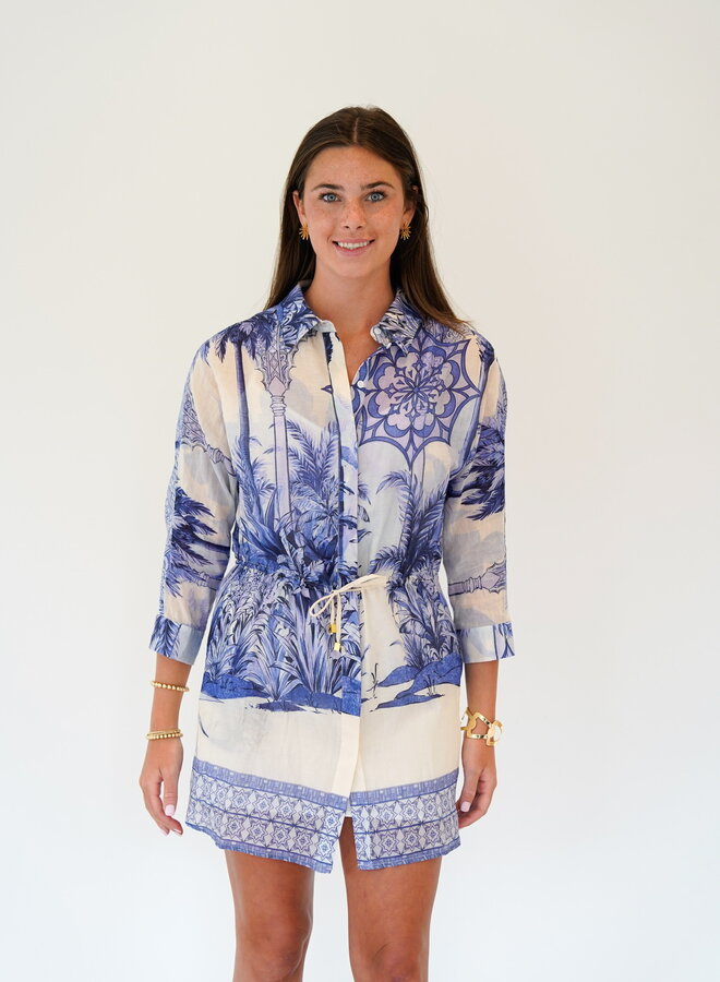 SHUG- Lane Dress- Blue Multi