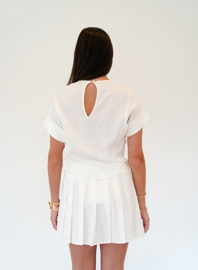 SHUG- Sarah Skirt- White