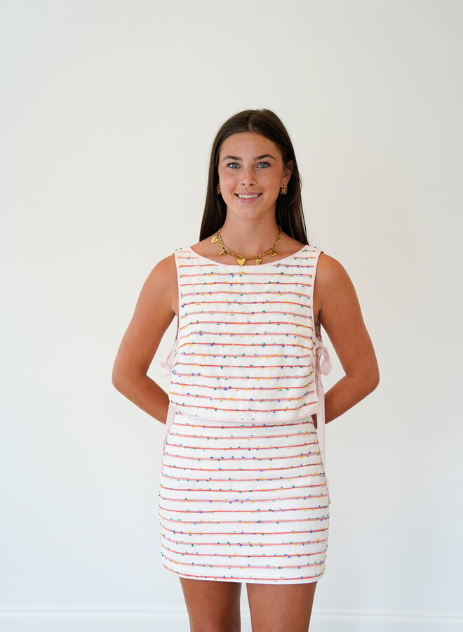 SHUG- Babe Skirt Pom Pom- Mixed Multi