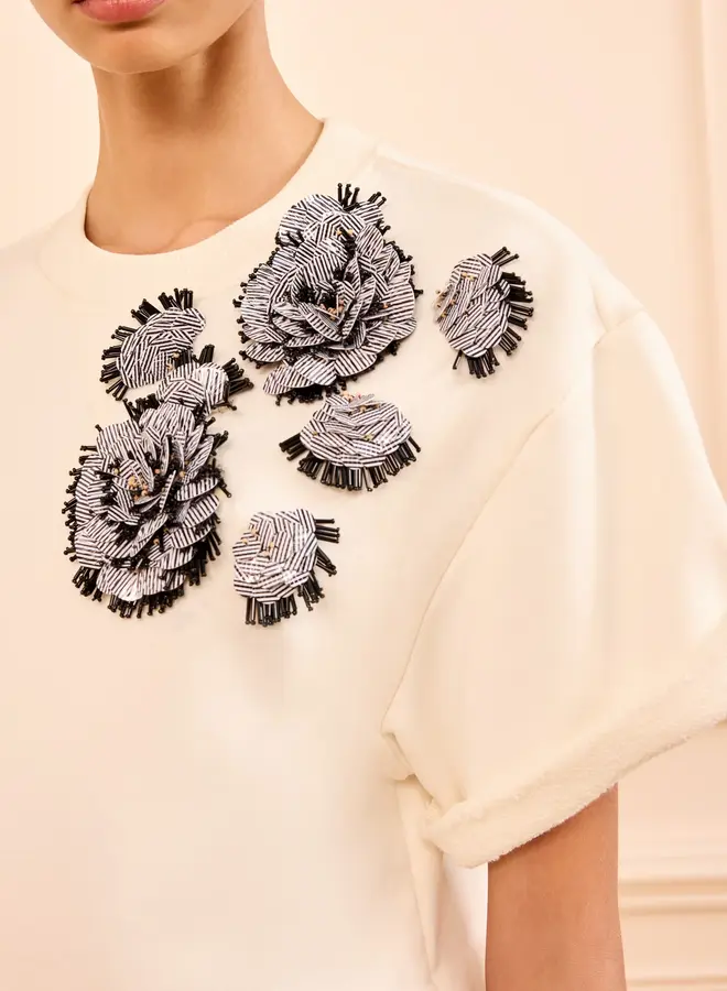 Ulla Johnson - Cove Top with Embroidery - Creme