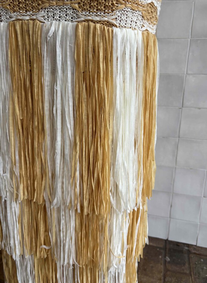 Ulla Johnson- Giulietta Fringe Knit Skirt- Beach