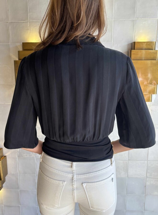 YIGAL AZROUEL- Sophia Top- Black